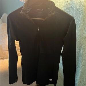 Black Quarter-Zip Pullover